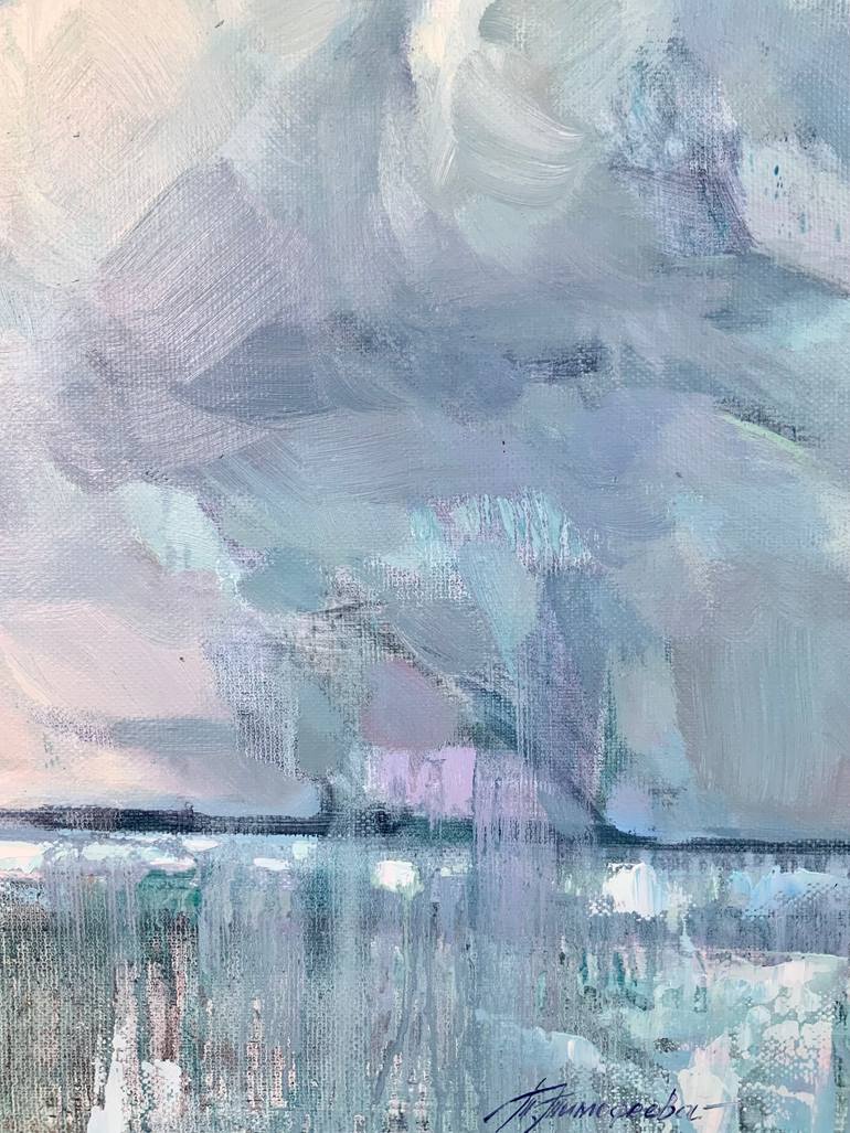 Original Modernism Seascape Painting by Tatiana Timofeeva