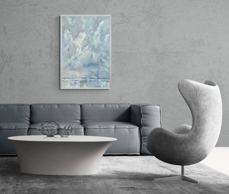 Original Modernism Seascape Painting by Tatiana Timofeeva