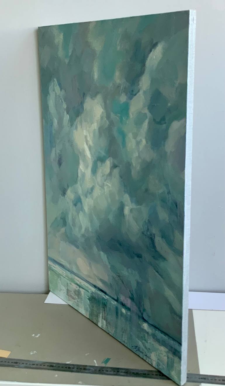 Original Modernism Seascape Painting by Tatiana Timofeeva