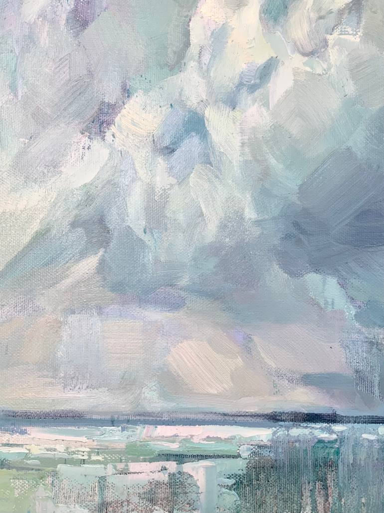 Original Modernism Seascape Painting by Tatiana Timofeeva