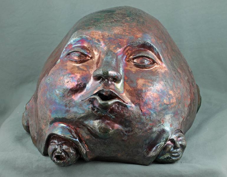 Original Figurative People Sculpture by Sandra Borges