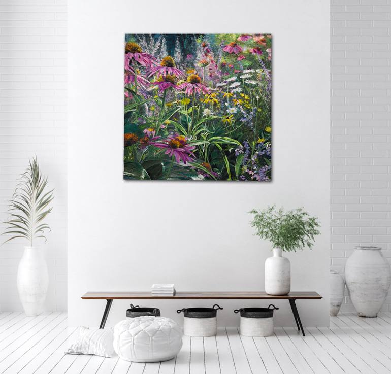 Original Contemporary Garden Painting by Meg Black