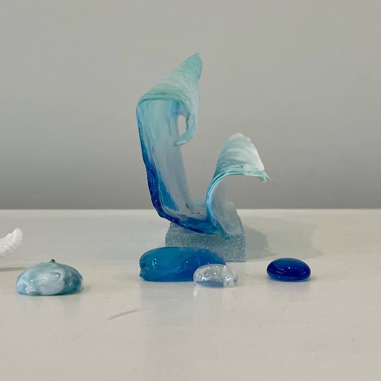 Original 3d Sculpture Seascape Sculpture by Meg Black