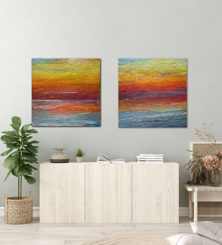 Original Abstract Seascape Painting by Meg Black