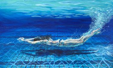 Print of Figurative Water Paintings by Tammy Flynn Seybold