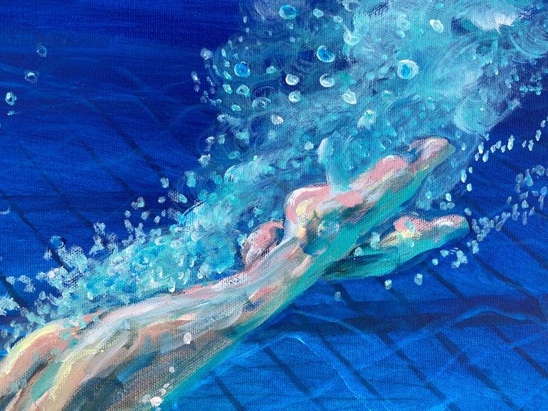 Original Figurative Water Painting by Tammy Flynn Seybold