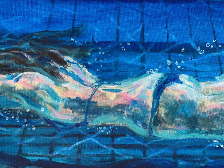 Original Figurative Water Painting by Tammy Flynn Seybold