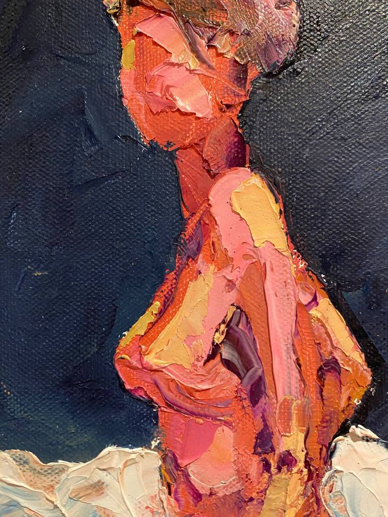 Original Expressionism Nude Painting by Tammy Flynn Seybold