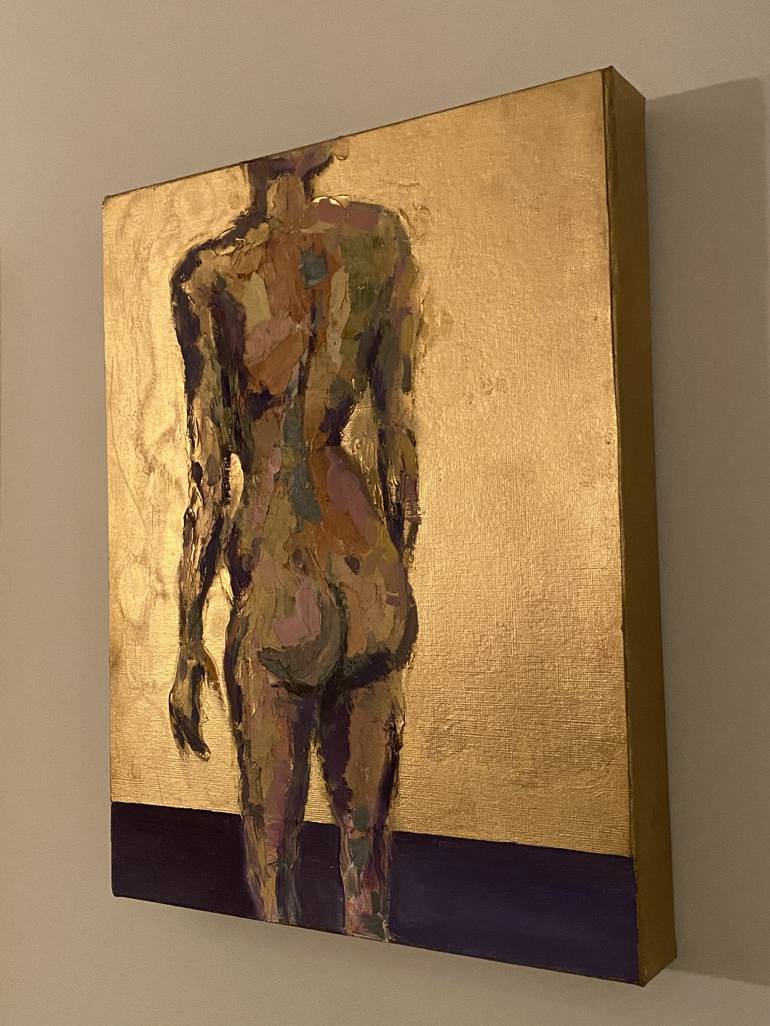 Original Expressionism Nude Painting by Tammy Flynn Seybold
