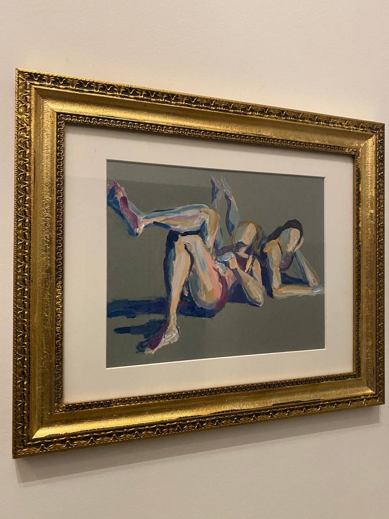 Original Expressionism Women Painting by Tammy Flynn Seybold
