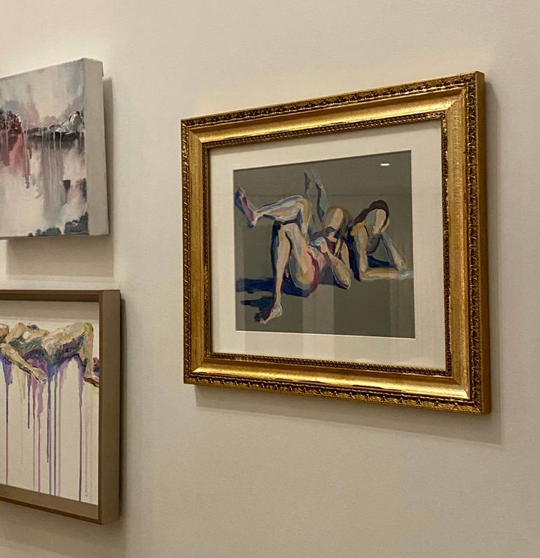 Original Expressionism Women Painting by Tammy Flynn Seybold
