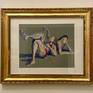 Framed with acid-free mat
