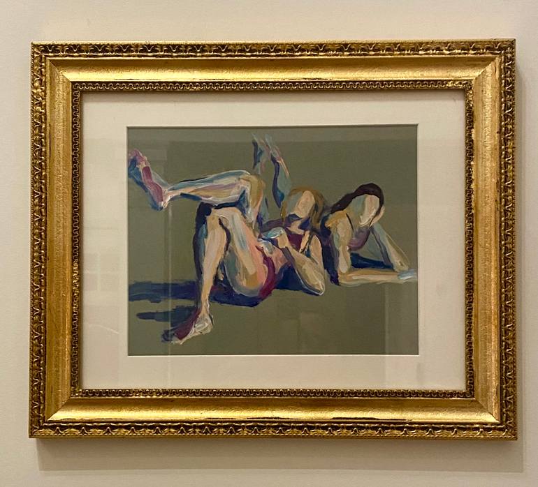 Original Expressionism Women Painting by Tammy Flynn Seybold