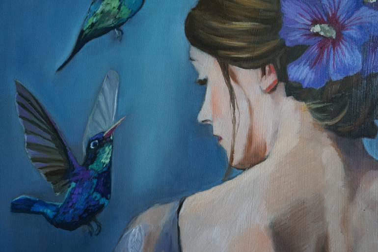 Original Figurative Women Painting by Kamila Matkowska