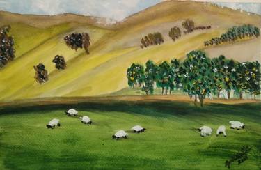Original Impressionism Rural life Paintings by Gerardina Dicillo