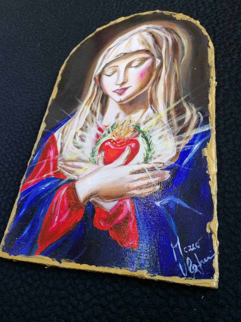 Original Figurative Religion Painting by Marco Tarsem