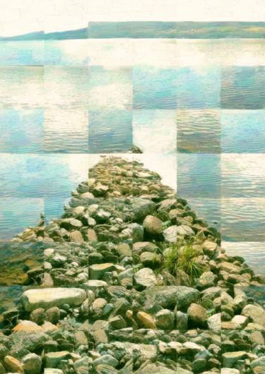 Stones, water & hills | 130 cm X 90 cm | Limited edition, 1 of 15 thumb