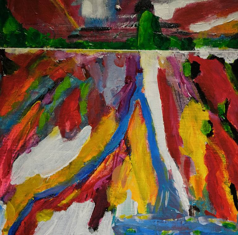 Original Abstract Expressionism Nature Painting by Jonas Howden Sjovaag
