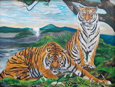 Original Realism Animal Paintings by Asep Maulana