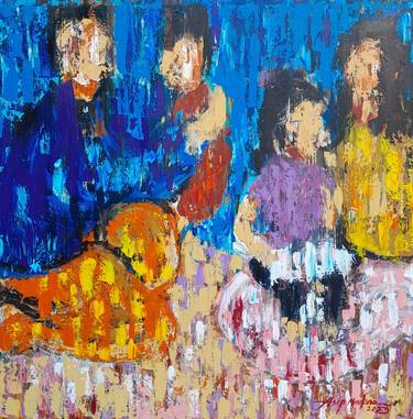 Original Abstract Expressionism Abstract Paintings by Asep Maulana