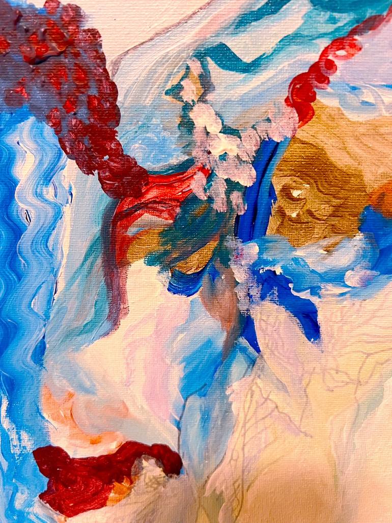 Original Abstract Expressionism Abstract Painting by Julia Chi   Zhao 