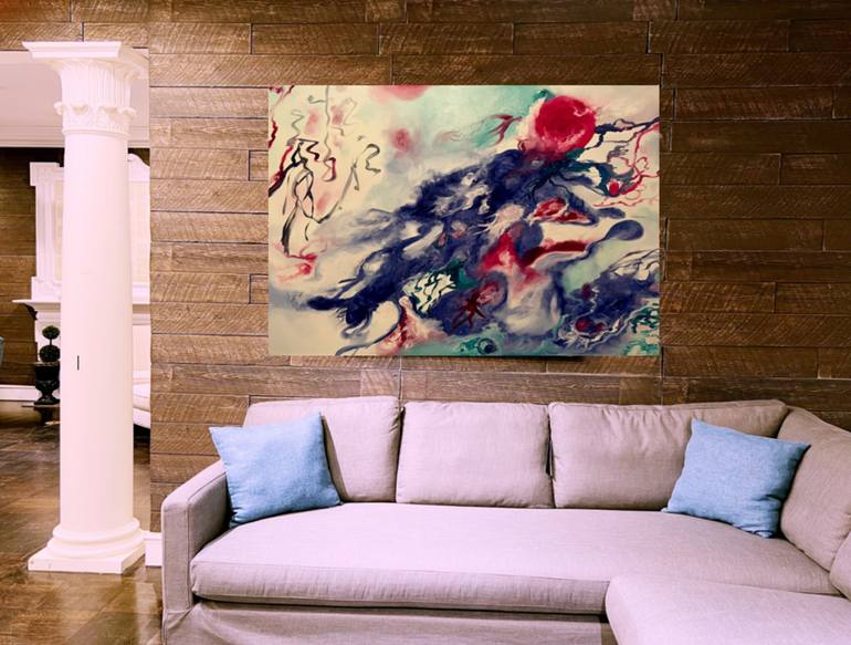 Original Expressionism Abstract Painting by Julia chi   Zhao 