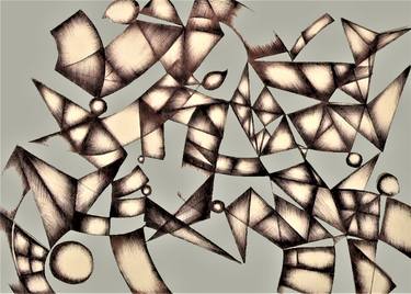 Print of Conceptual Geometric Drawings by FRANCESCO GIORDANO