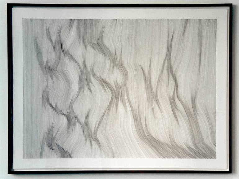 EACH LINE ONE BREATH PAPER SERIES N 4 SOLD Drawing By John EACH LINE ONE BREATH PAPER SERIES N 4 SOLD Drawing By John