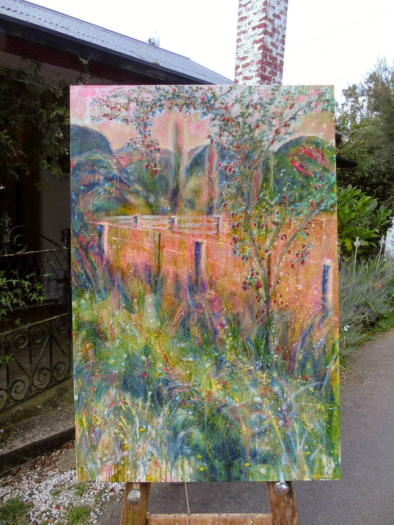 Original Expressionism Rural Life Painting by Kate Williamson