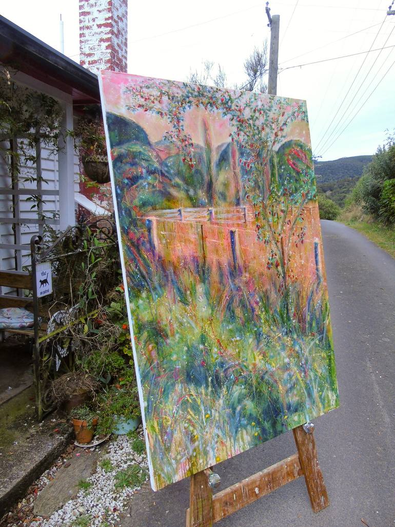 Original Expressionism Rural Life Painting by Kate Williamson
