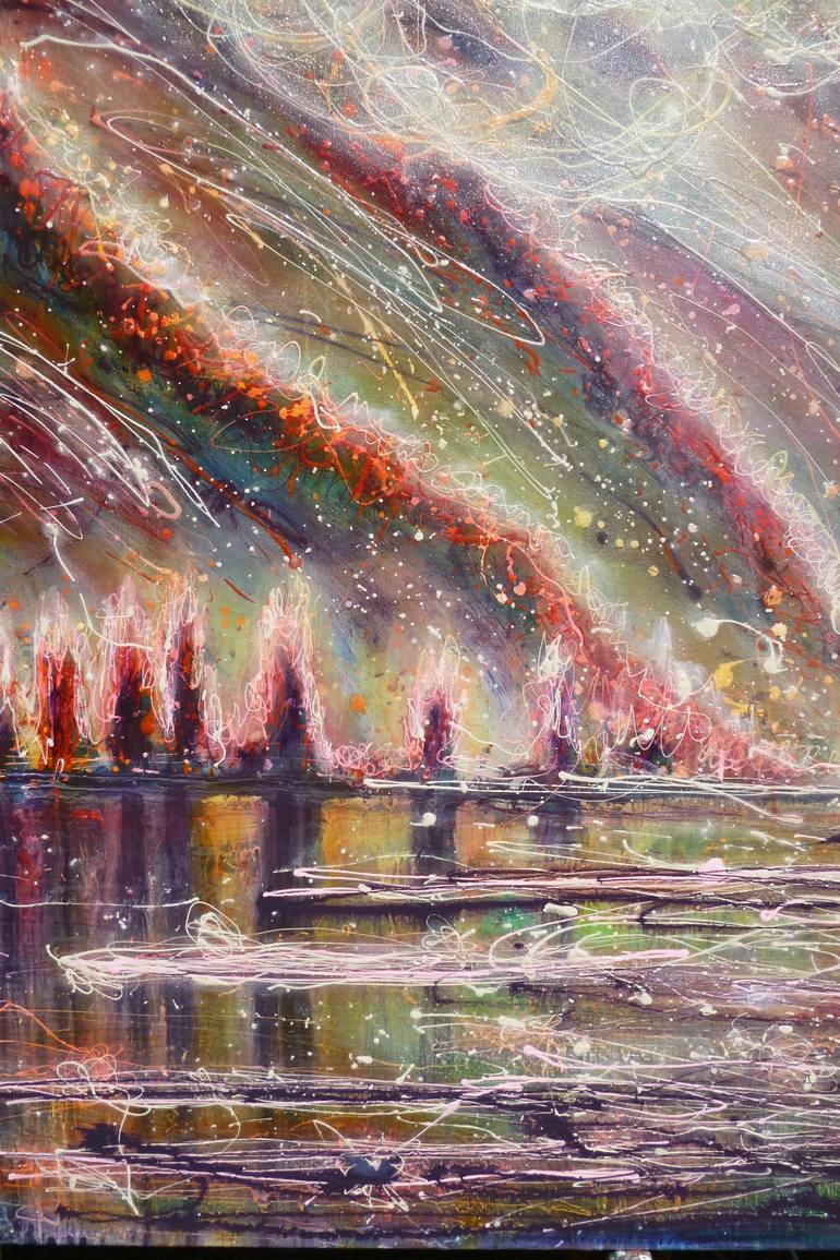 Original Abstract Expressionism Nature Painting by Kate Williamson