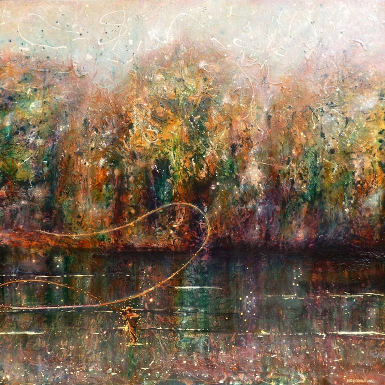 Fly Fishing 4 Painting By Kate Williamson Saatchi Art