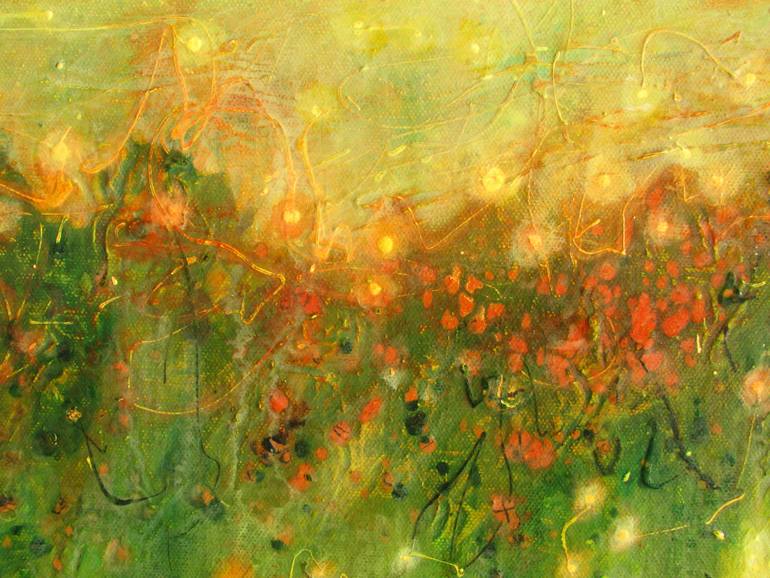 Original Abstract Expressionism Botanic Painting by Kate Williamson