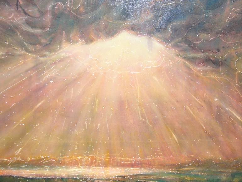 Original Expressionism Beach Painting by Kate Williamson