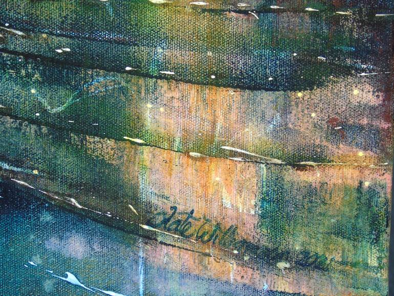 Original Expressionism Beach Painting by Kate Williamson