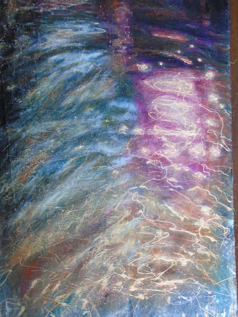 Original Abstract Expressionism Light Painting by Kate Williamson