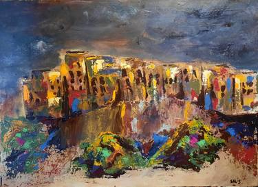 Print of Abstract Expressionism Places Paintings by MICHAIL GRYMPILIS