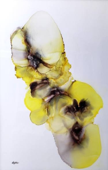 Original Abstract Expressionism Floral Paintings by Katy Bishop