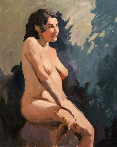Print of Fine Art Nude Paintings by BRIAN STEWART