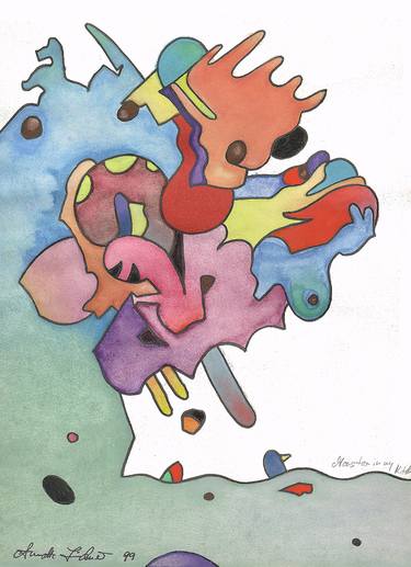 Print of Abstract Humor Paintings by Annette Lindner