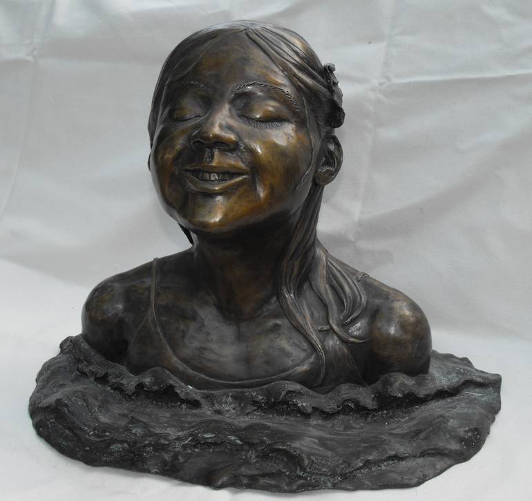 Original Realism Portrait Sculpture by Ja Fligel