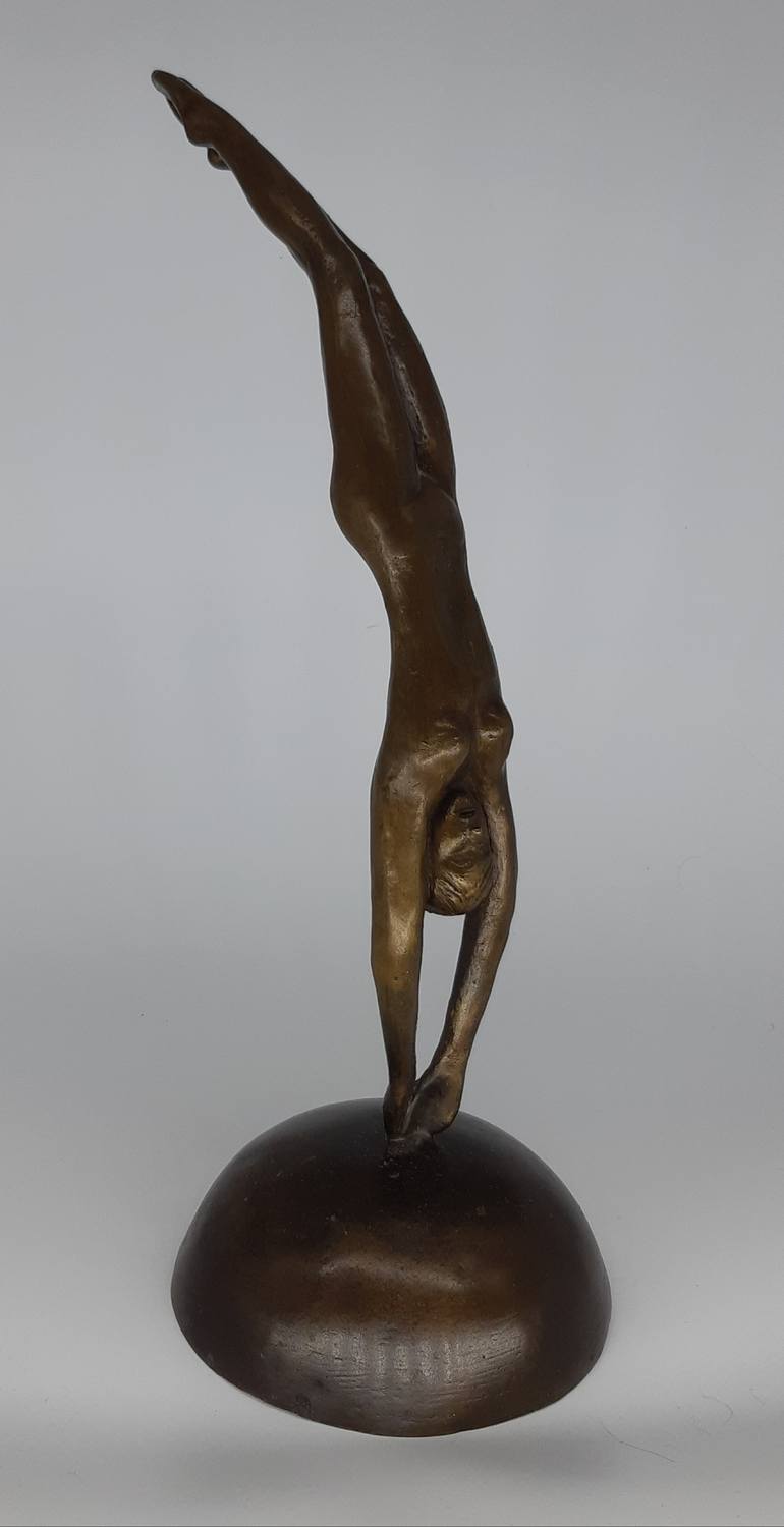 Original Expressionism Nude Sculpture by Ja Fligel