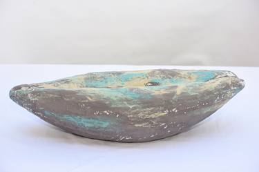 Sculptural Large Bowl | Paper Clay Center Table thumb