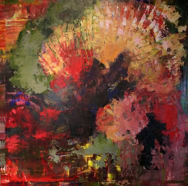 Original Abstract Expressionism Abstract Paintings by Katherine Treffinger
