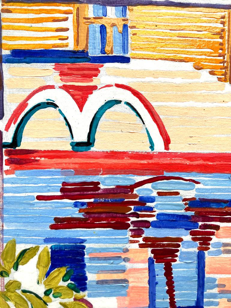 Original Abstract Expressionism Landscape Painting by Masha Gross