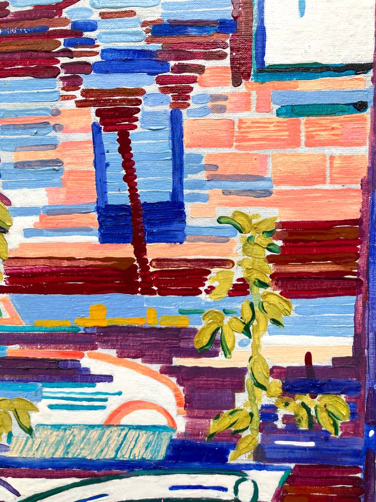 Original Abstract Expressionism Landscape Painting by Masha Gross