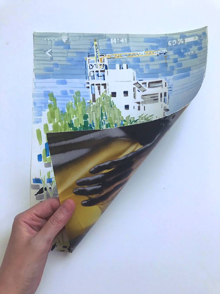 Original Conceptual Architecture Drawing by Masha Gross