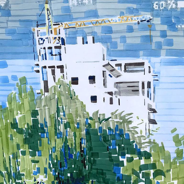 Original Conceptual Architecture Drawing by Masha Gross