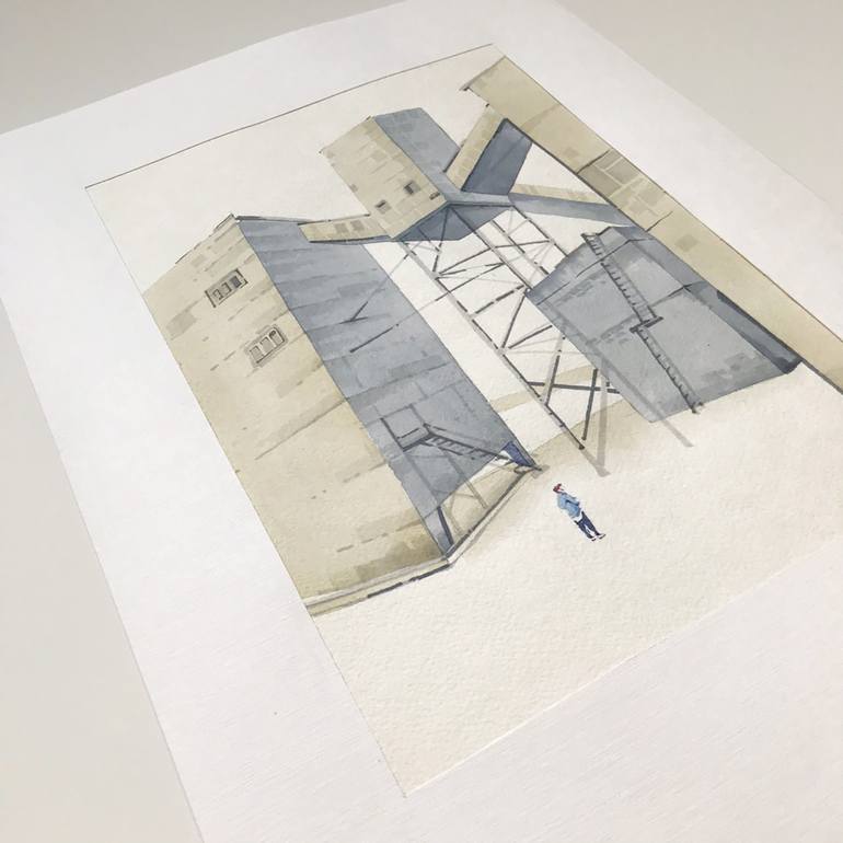 Original Architecture Drawing by masha gross