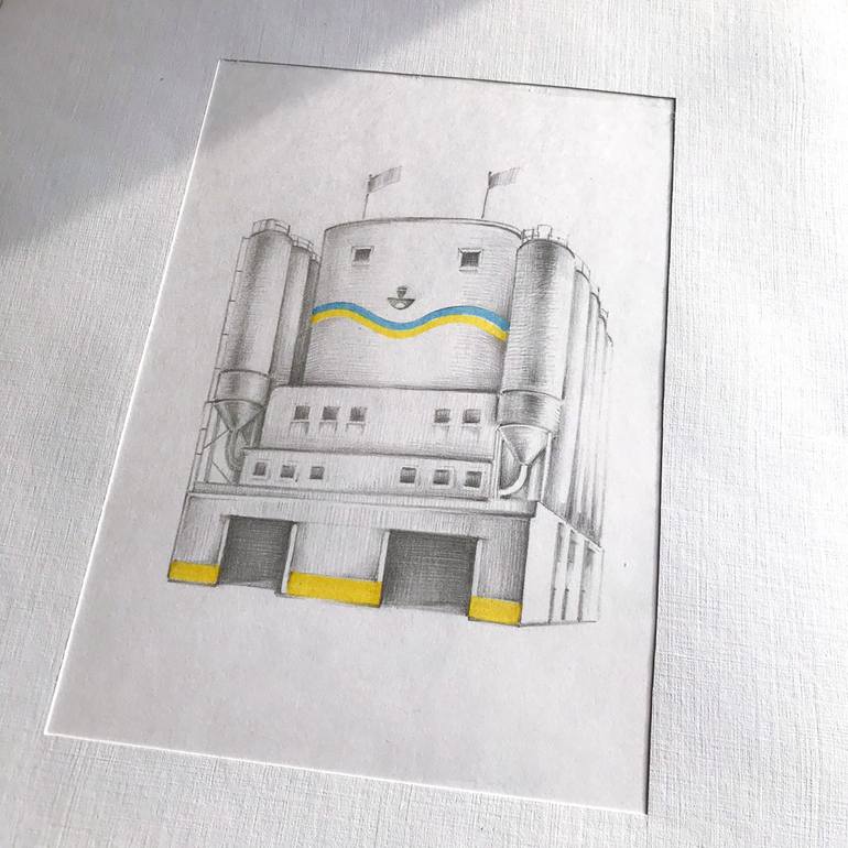 Original Conceptual Architecture Drawing by Masha Gross
